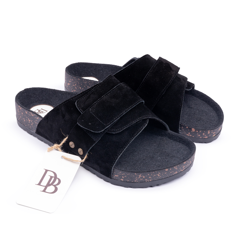 Debagha Crossover Adjustable Strap Cork Slides
