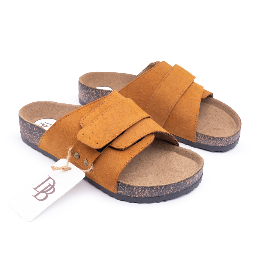 Debagha Crossover Adjustable Strap Cork Slides