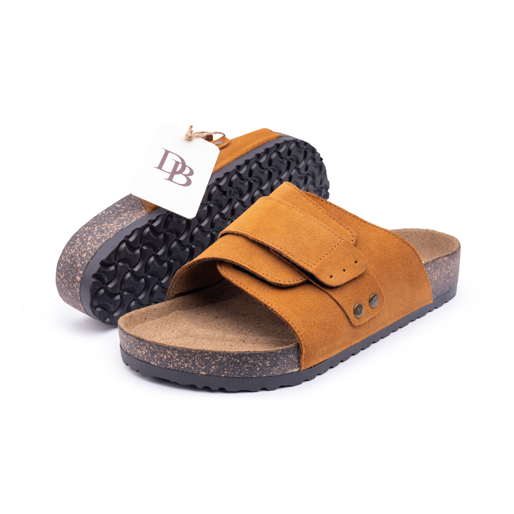 Debagha Crossover Adjustable Strap Cork Slides